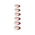 Press-on-nail Minimalist French Teardrop Nail Stickers | Elegant Nail Art | Easy DIY Decoration 3