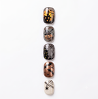 Press-on-nail Gothic Bloody Skull Halloween Press On Nails | Spooky Horror Style | Reusable Nail Set 3