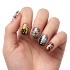 Press-on-nail Gothic Bloody Skull Halloween Press On Nails | Spooky Horror Style | Reusable Nail Set 2