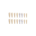 Golden Daisy Long Press-On Nails