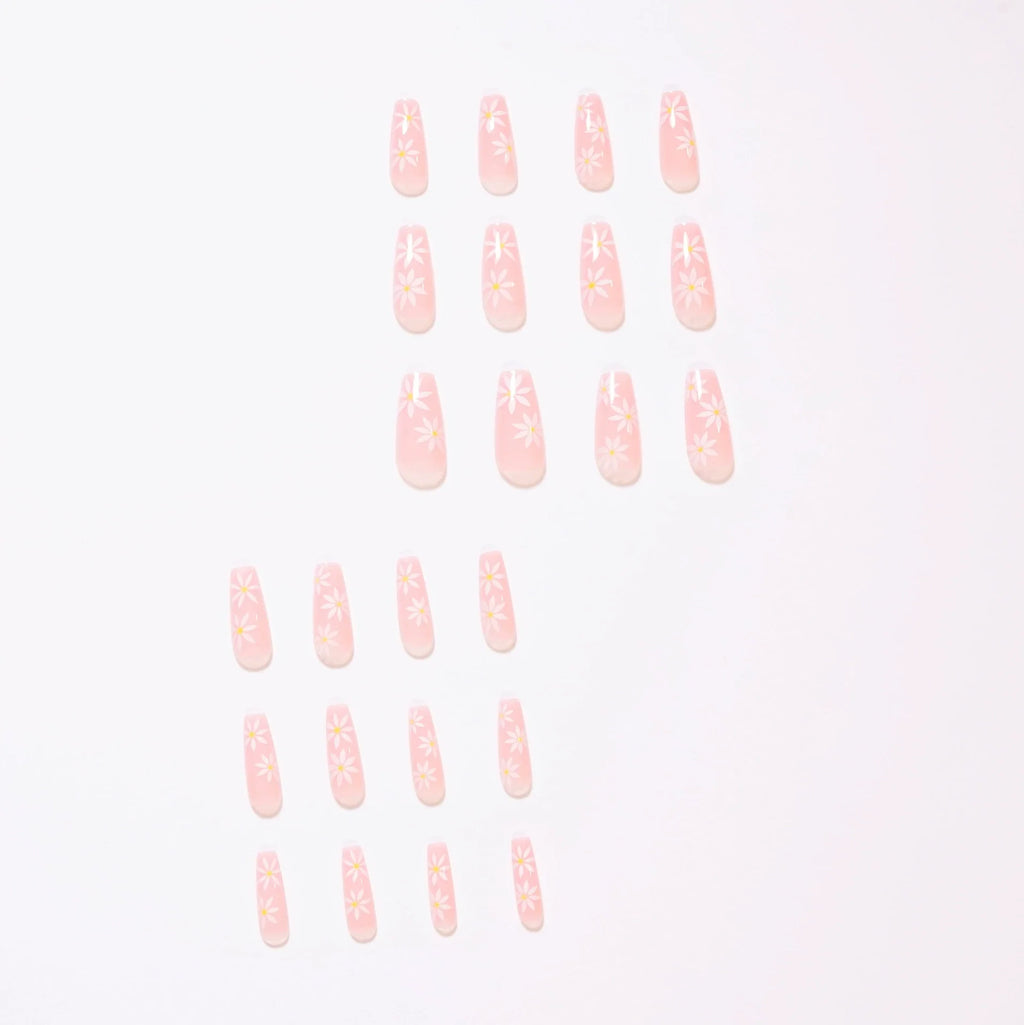 Ballet French Sunflower Press-On Nails