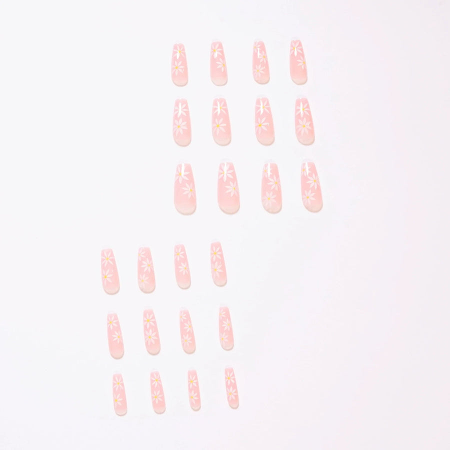 Ballet French Sunflower Press-On Nails - góc chụp 3