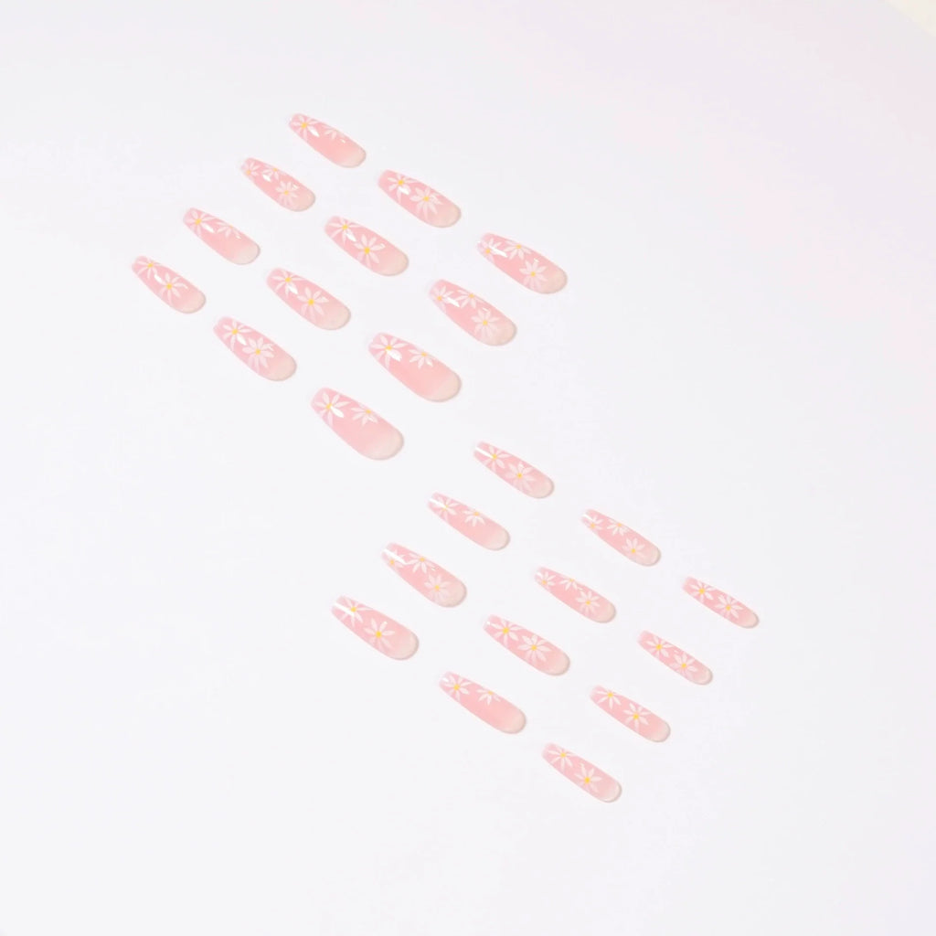 Ballet French Sunflower Press-On Nails