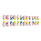 Press-on-nail Macaron Heart French Press On Nails | Sweet Coquette Style | Reusable Nail Set 3