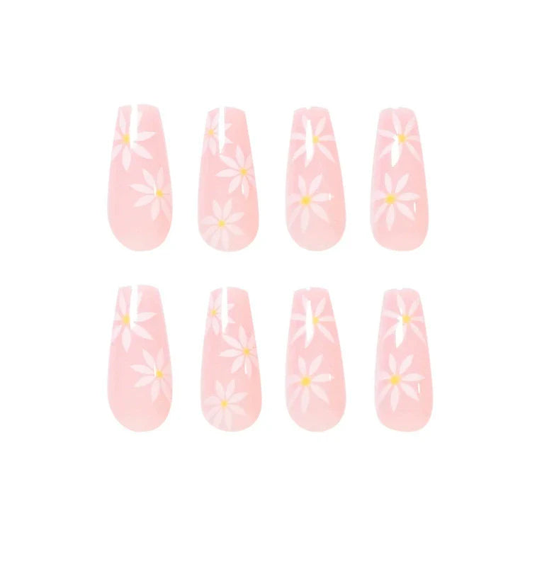 Ballet French Sunflower Press-On Nails