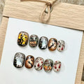 Gothic Bloody Skull Halloween Press-On Nails