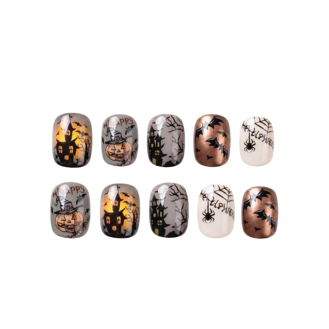 Gothic Bloody Skull Halloween Press-On Nails - photo 2